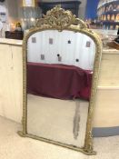 LARGE 19TH CENTURY FRENCH WALL MIRROR 153 X 103CM