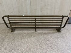 REPRODUCTION METAL RAILWAY LUGGAGE RACK 114 X 35CM