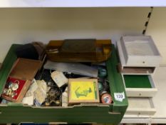 LARGE QUANTITY OF WATCH AND CLOCK PARTS AND TOOLS