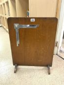 ART DECO WOODEN FIRE SCREEN 51 X 66CM