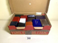 QUANTITY OF VINTAGE JEWELLERY BOXES