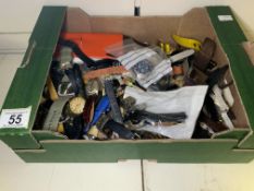 LARGE QUANTITY OF USED VINTAGE WATCHES, TERVAL, TIMEX, SEKONDA AUTOMATIC, AND MORE