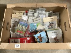 LARGE QUANTITY OF METAL SOLDIERS STILL WRAPPED (TRADITION) AND MORE