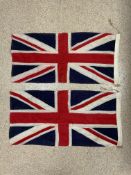 TWO VINTAGE GREAT BRITAIN FLAG 42 X 90CM