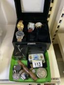 MIXED ITEMS INCLUDES SILVER, AND WATCHES