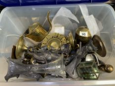 MIXED METALWARE INCLUDES ART NOUVEAU PEWTER