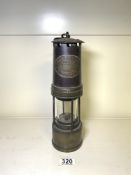 F THOMAS & WILLIAMS MINERS LAMP 28CM