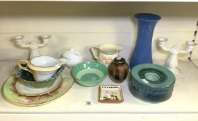 BOXED CERAMICS, MOORCRAFT, COALPORT, SHELLEY AND MORE