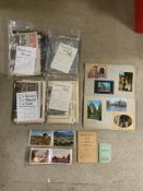 QUANTITY OF POSTCARDS AND NEWSPAPERS