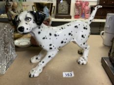 LARGE VINTAGE CERAMIC GOEBEL DOG 38CM