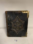 LARGE VICTORIAN HOLY FAMILY BIBLE WITH COLOURED PLATES - PRESBYTERIAN