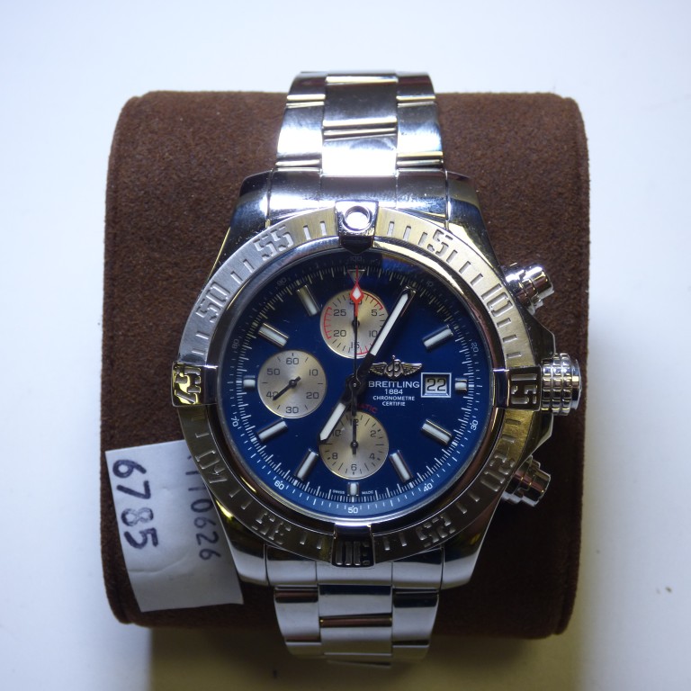 BREITLING SUPER AVENGER II CHRONOGRAPH STAINLESS STEEL GENTLEMAN'S BRACELET WATCH (A1337111/C871) - Image 14 of 15