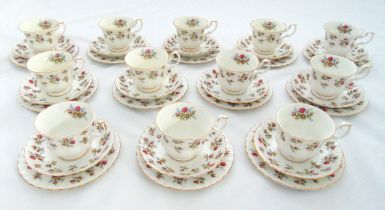 Royal Albert Winsome teaset to include cups, saucers and plates (36)