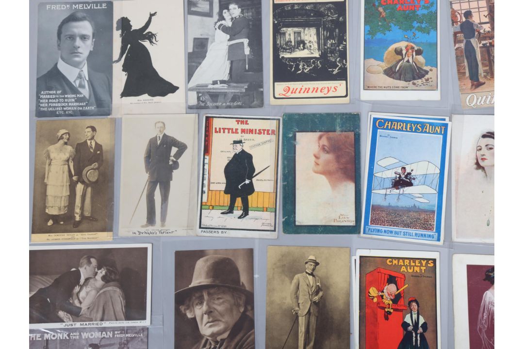 A collection of postcards (c 35), Theatre advertisements, early twentieth century, including one - Image 2 of 4