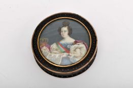 Queen D. Maria II of Portugal (1819-1853) holding the Portuguese Constitutional Charter