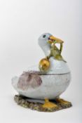 A tureen "Duck with lemon in its mouth"