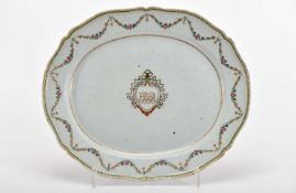 A scalloped platter