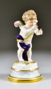 A Meissen Cupid Figure, No.L125, 'Cupid Turning a Long Nose', designed by Heinrich Schwabe (1877-