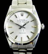 A Gentleman's Automatic Wristwatch by Rolex, Model Air King, Serial no. 4393008, 34mm diameter