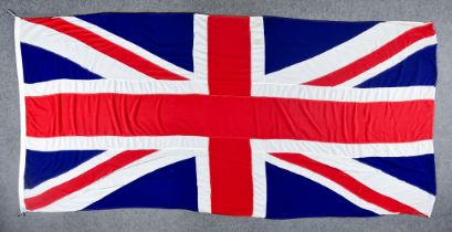 A Large Union Jack Flag, made at Chatham Dockyard, 4 yards