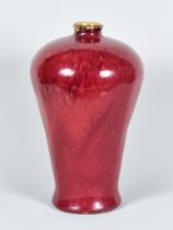 A Chinese Sang-de-Bœuf Porcelain Meiping Vase, 12.5ins (31.8cm) high