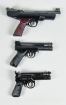 Three Webley Air Pistols, comprising - "The Typhoon Air Pistol", "The Webley Mark I Air Pistol", and