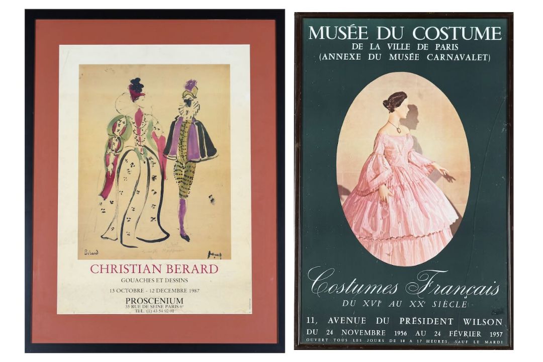 Musèe Du Costume et C. Bérard exhibition posters (2) - Image 1 of 3