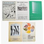 A collection of five art related posters (5)