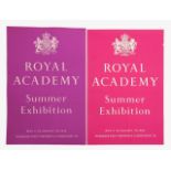 Two Royal Academy posters (2)