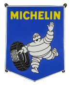 A large Michelin enamel advertising sign, circa 1960's