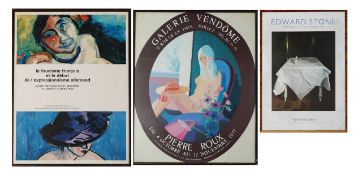 Edward Stone, Pierre Roux & Fauvism gallery posters (3)
