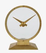 An American Jefferson 'Golden Hour' electric mystery clock, circa 1950's