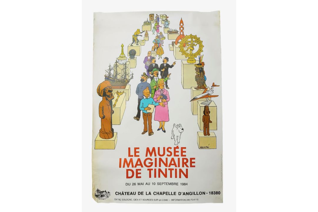 A Tintin French exhibition poster, 1984 - Image 1 of 2