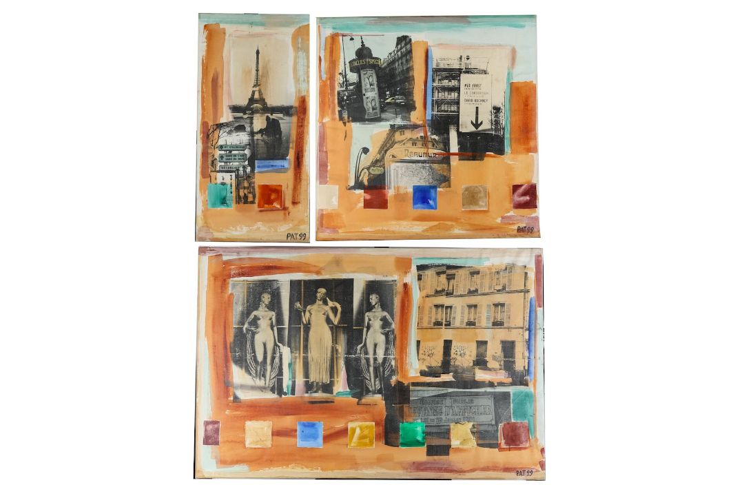 Pat (French, Contemporary) Three Parisi inspired decorative works (3) - Image 1 of 3