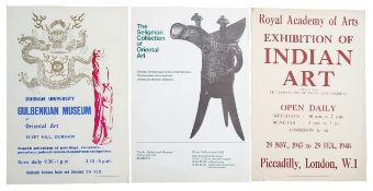 Three Indian and Oriental art related posters (3)