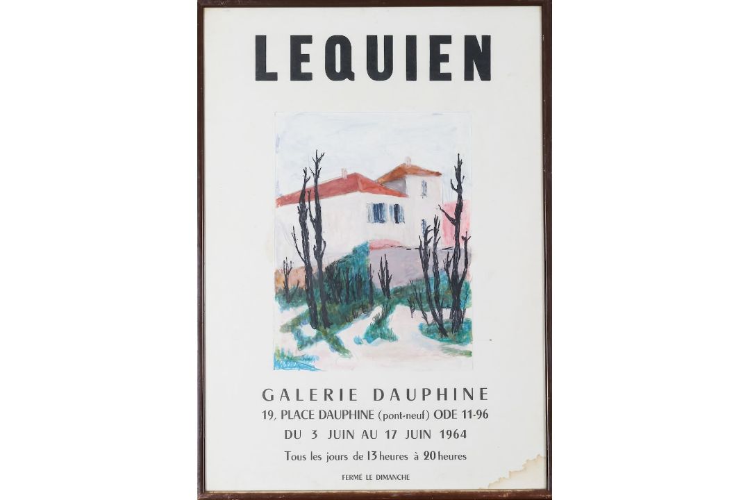 French gallery exhibition posters inc. Galerie Des Champs-Élysées - Image 6 of 6