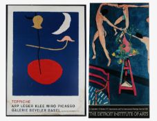 Miró and Matisse exhibition posters (2)