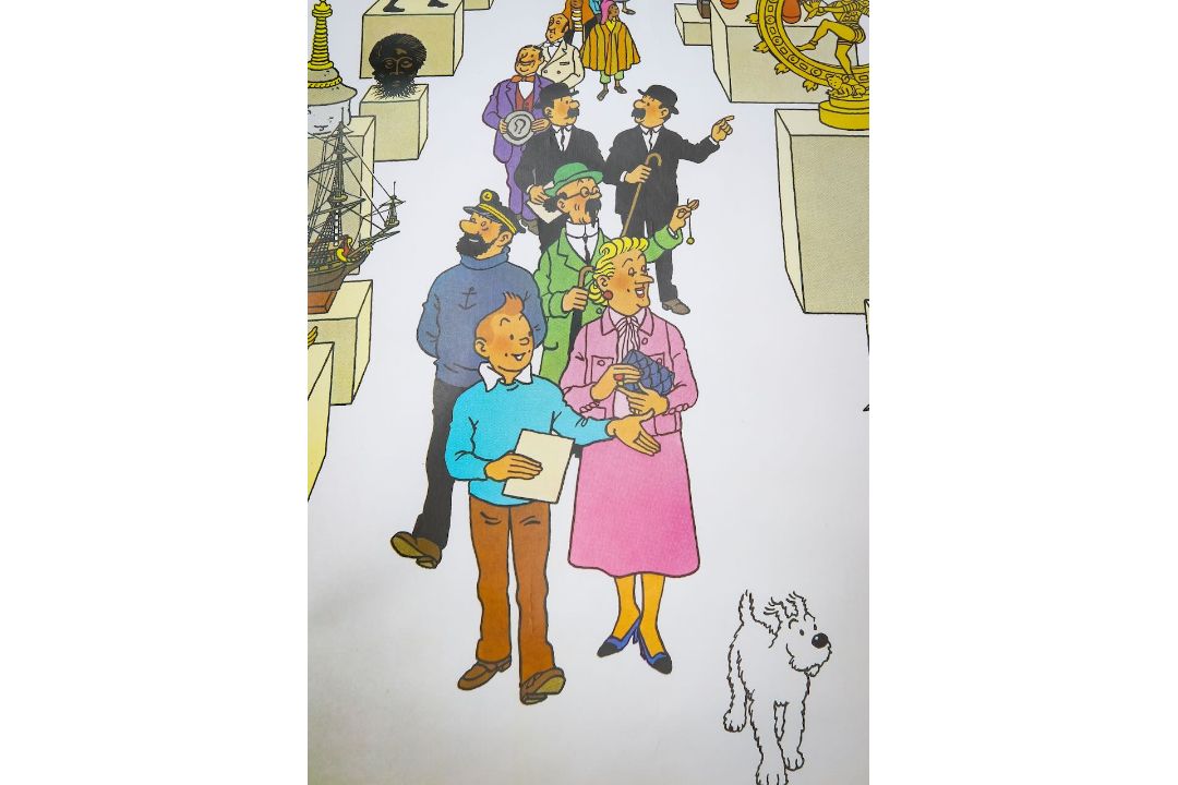 A Tintin French exhibition poster, 1984 - Image 2 of 2