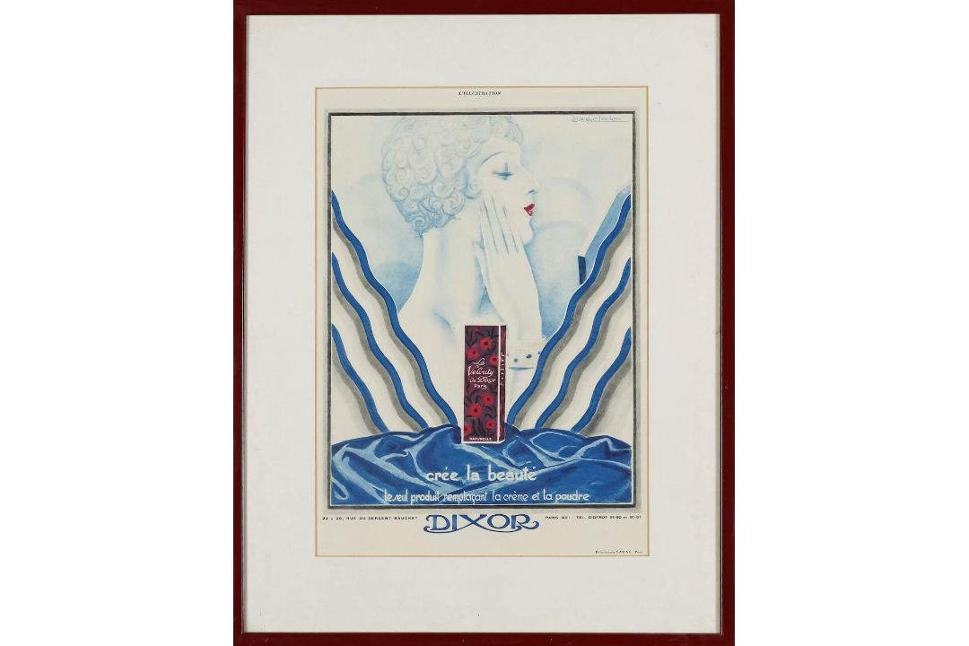 French mid 20th century beauty & cosmetic advertising prints (4) - Image 2 of 5