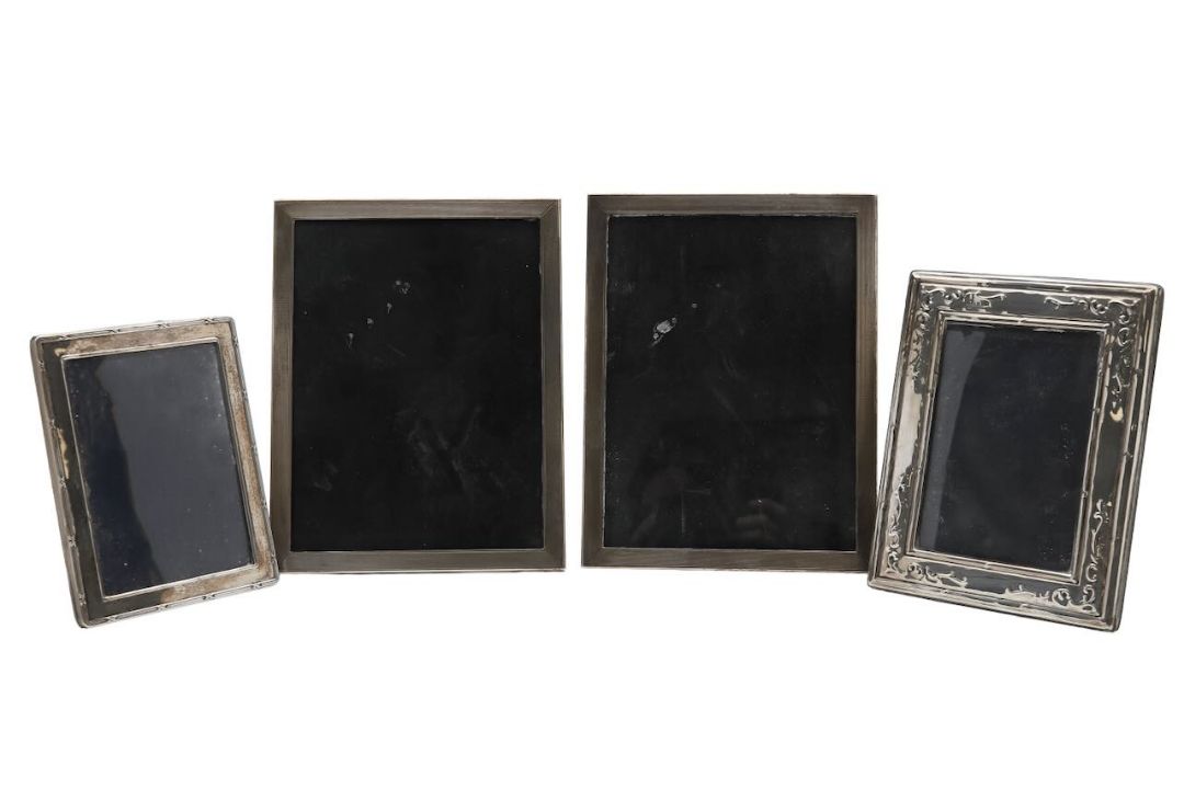 Four silver mounted photograph frames - Image 1 of 2