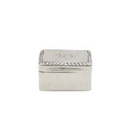 A William IV silver vinaigrette