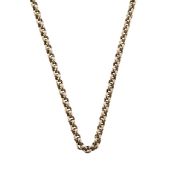 A 9ct belcher chain