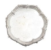 An Edward VII silver salver
