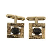 A pair of 18ct gold cufflinks