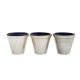 A set of three silver measuring cups - Image 1 of 3