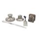 A group of silver desk items - Image 1 of 3