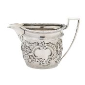 A George III silver cream jug