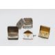 A silver nutmeg grater, two vinaigrettes, and a stamp box - Image 2 of 2