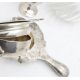 A German silver jug, two tea strainers, and an egg cup - Image 3 of 3
