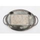 A Russian silver tray and a pair of teaspoons - Image 4 of 4
